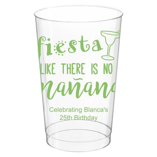 Fiesta Clear Plastic Cups